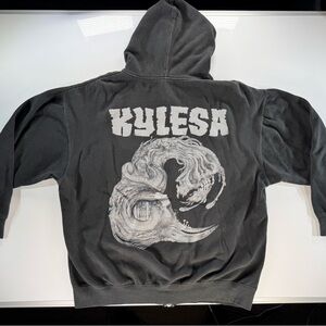 2013 KYLESA Ultraviolet Official  Zip Up Tour Hoodie Hooded Sweatshirt 2XL XXL